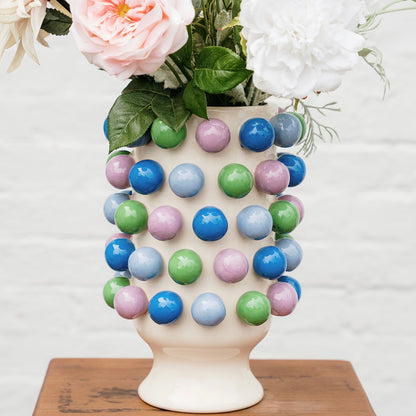 Large Bubble Vase - Blue, Green &amp; Purple