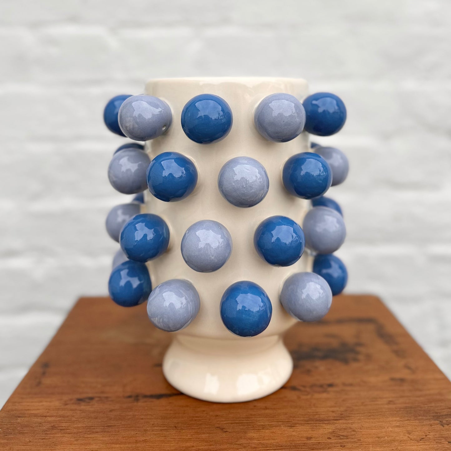 Small Bubble Vase - Blue