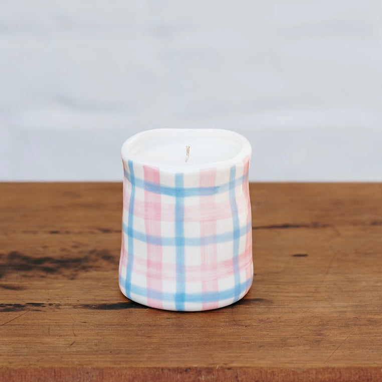 Medium Candle - Peony Suede