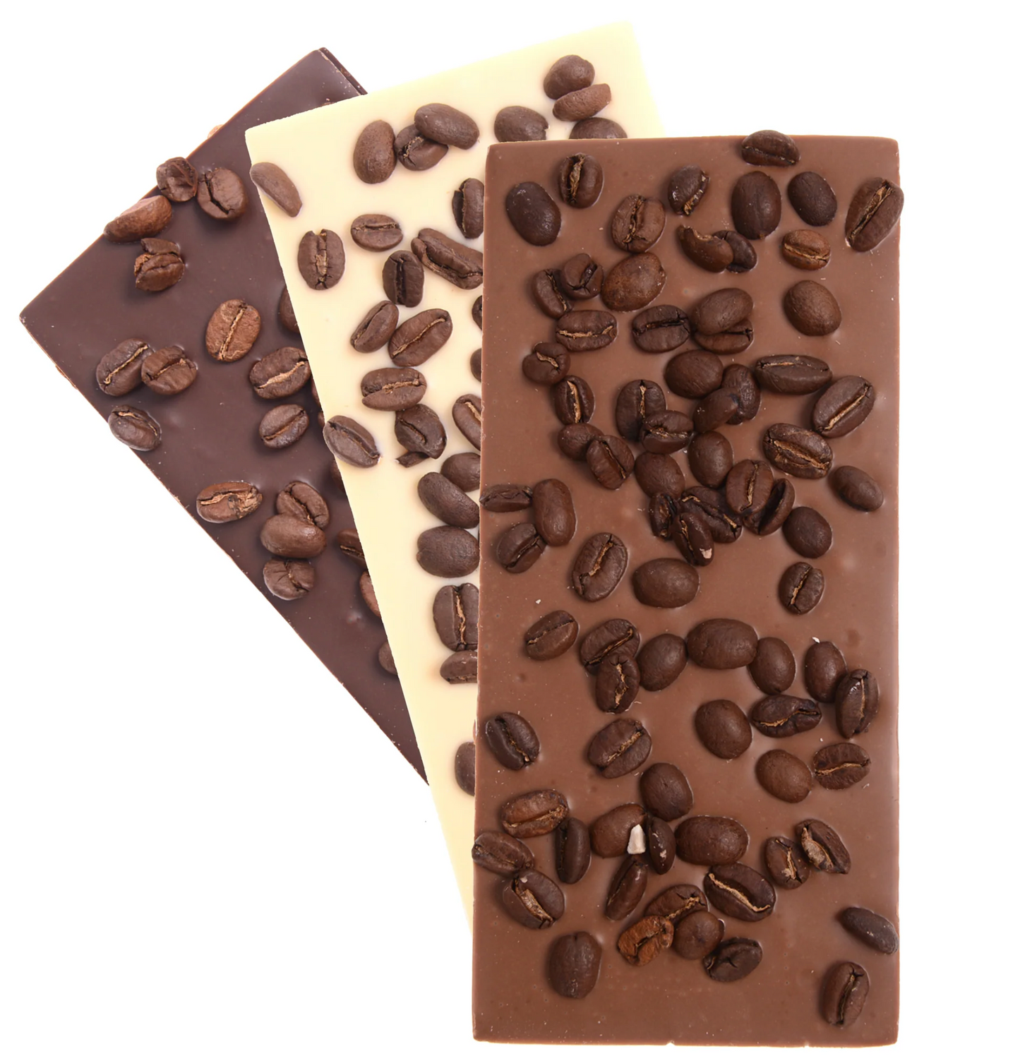 Coffee Chocolate Block - White, Milk or Dark