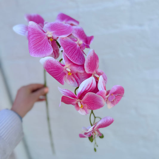 Faux Orchid Stem - Pink