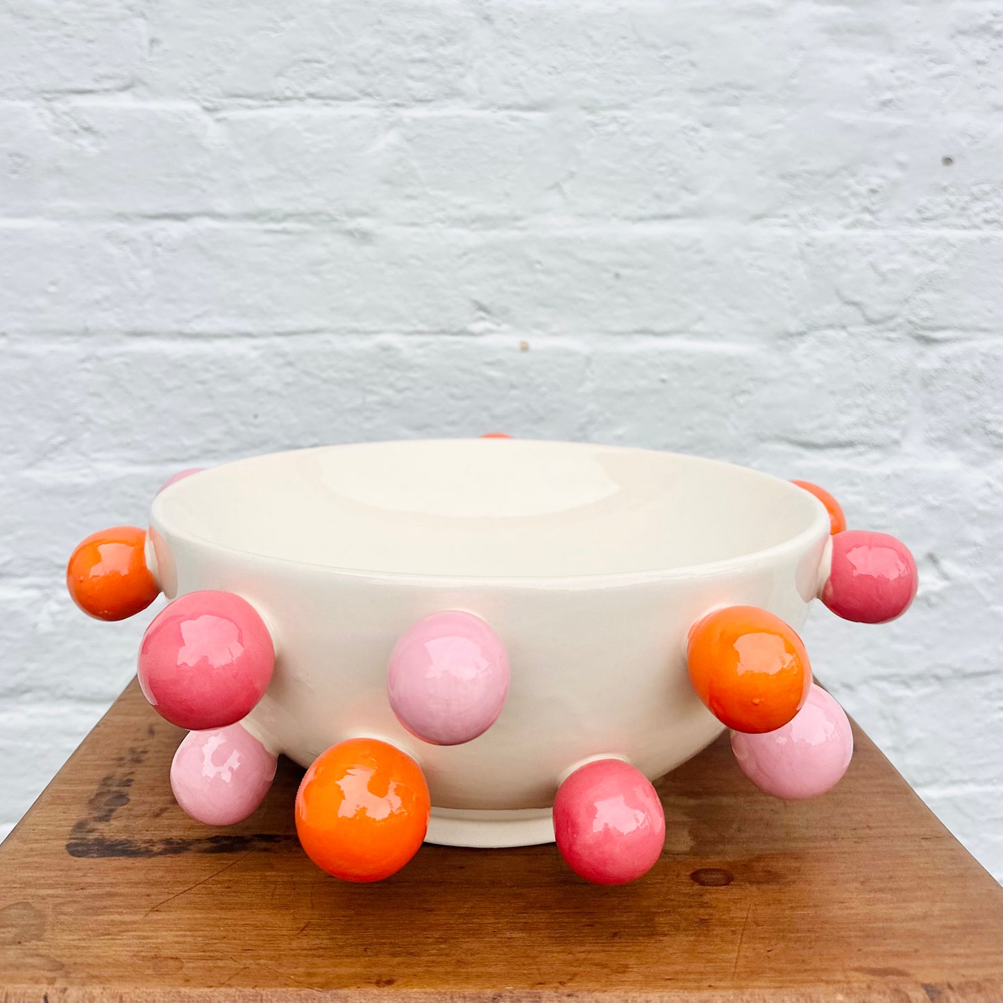 Bubble Bowl - Pink & Orange