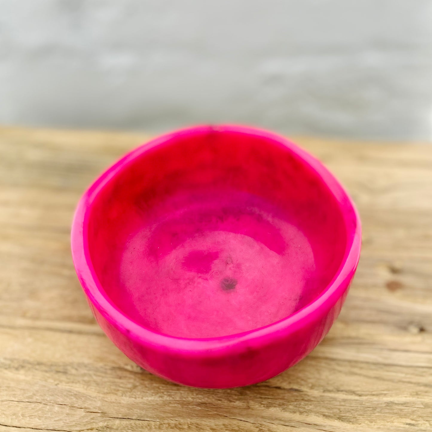 Resin Bowl - Hot Pink