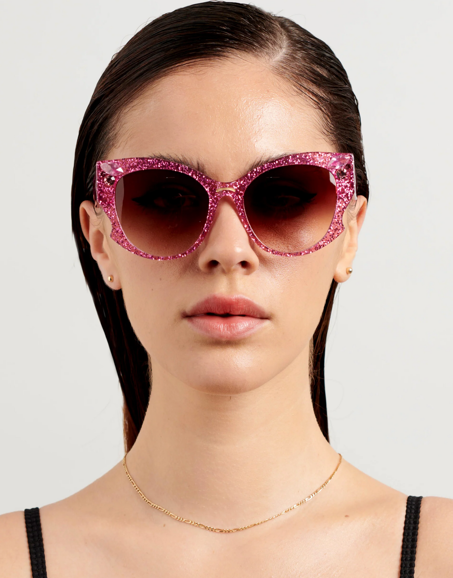 Seastar Pink Glitter Sunglasses