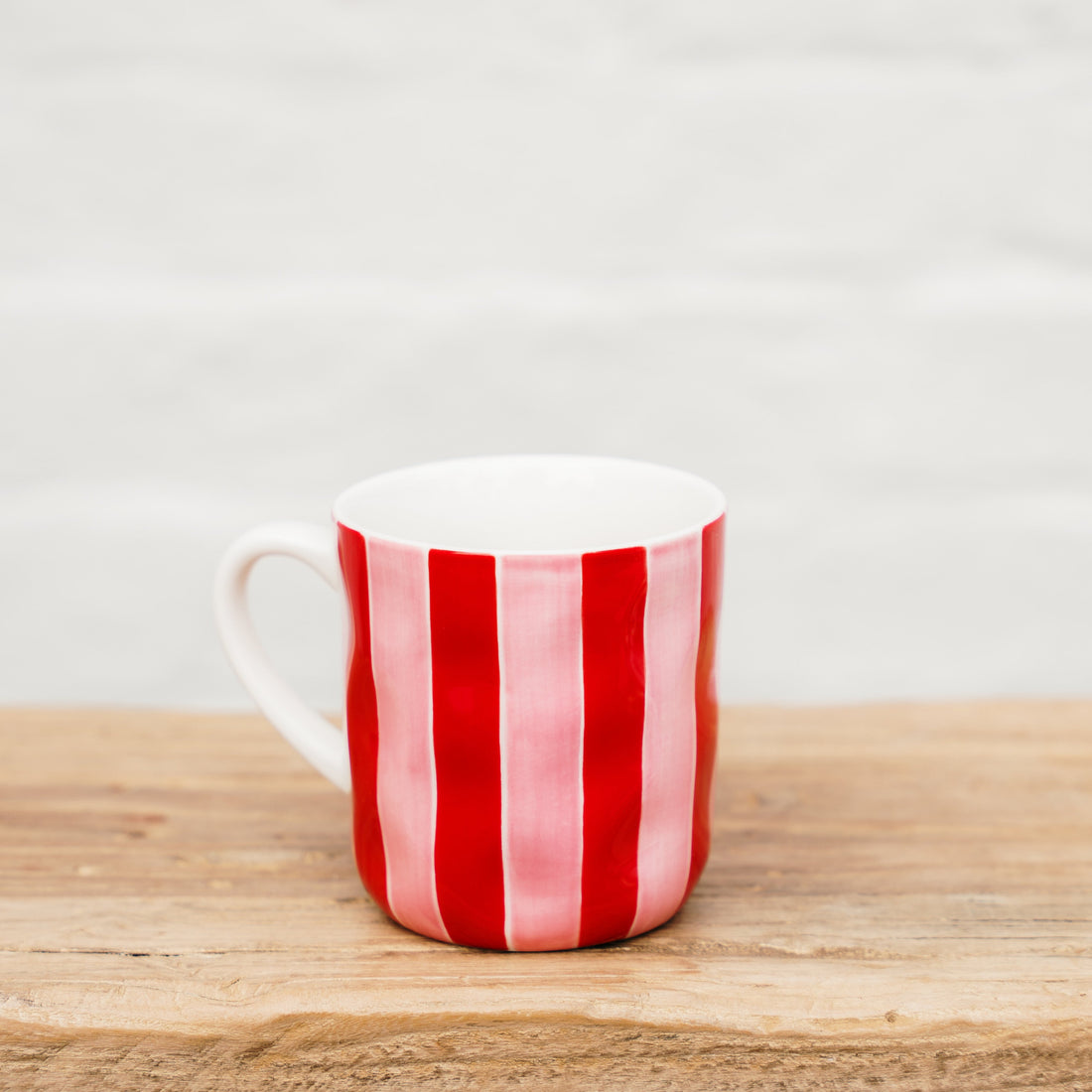 AUGUST PREORDER NEW Mug - Pink and Red Stripe