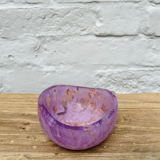 Small Resin Bowl - Purple