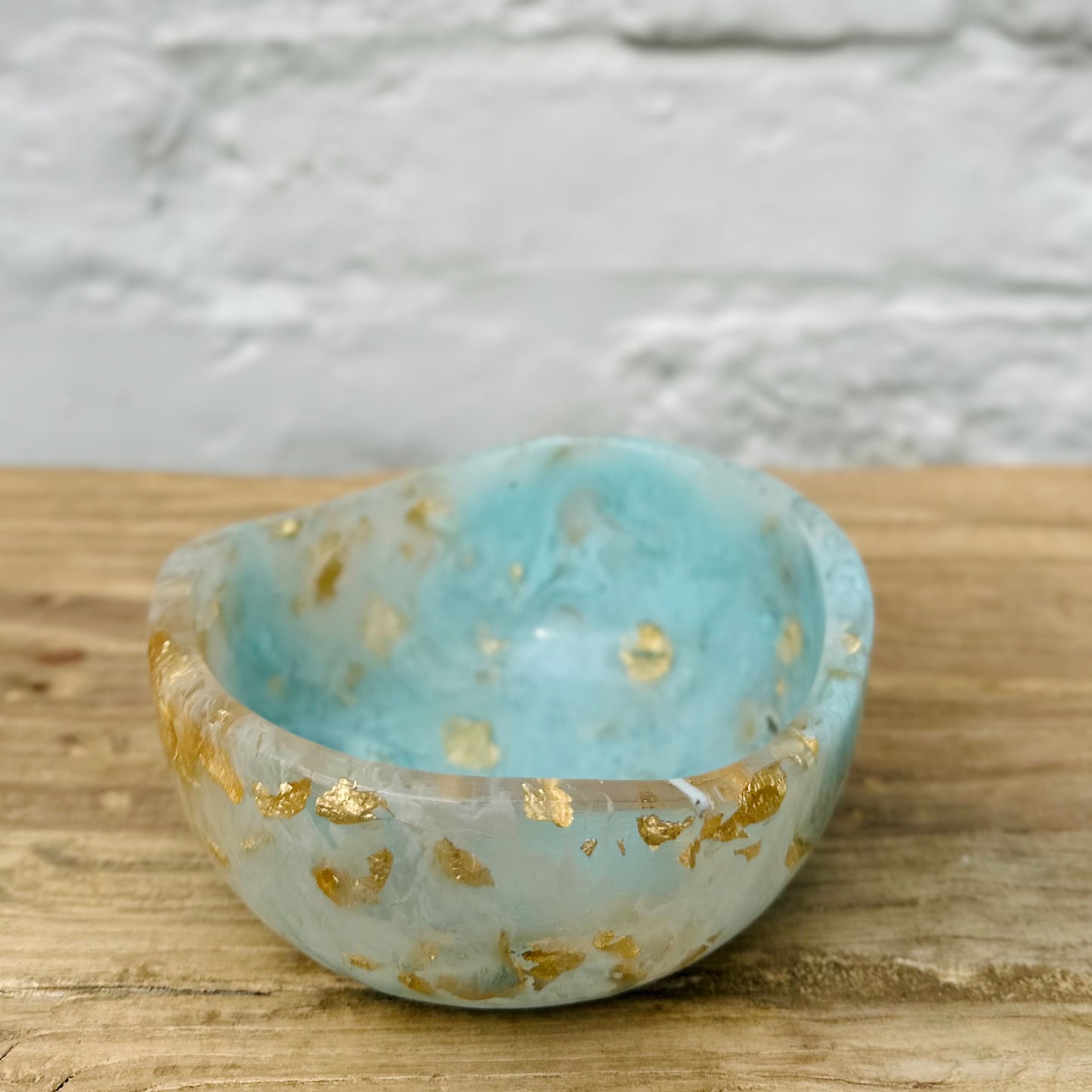 Small Resin Bowl - Turquoise