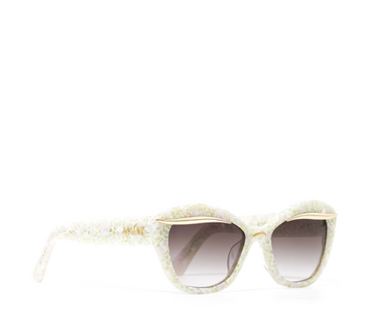 Conchella White Browline Sunglasses