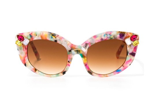 Calypso Modern Pink Cat eye Sunglasses