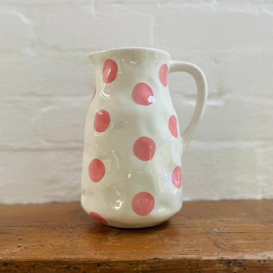 Large Jug - Pink Spot